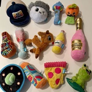 🎉HP🎉 BARK Box Dog Toy Bundle - 13 toys